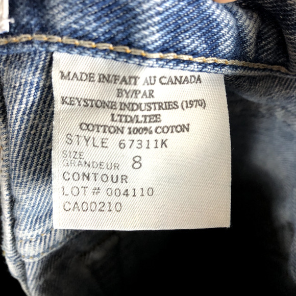 French Dressing Jeans Blue Embellish High Rise Straight Leg Butterfly Womens 8 - Picture 8 of 16